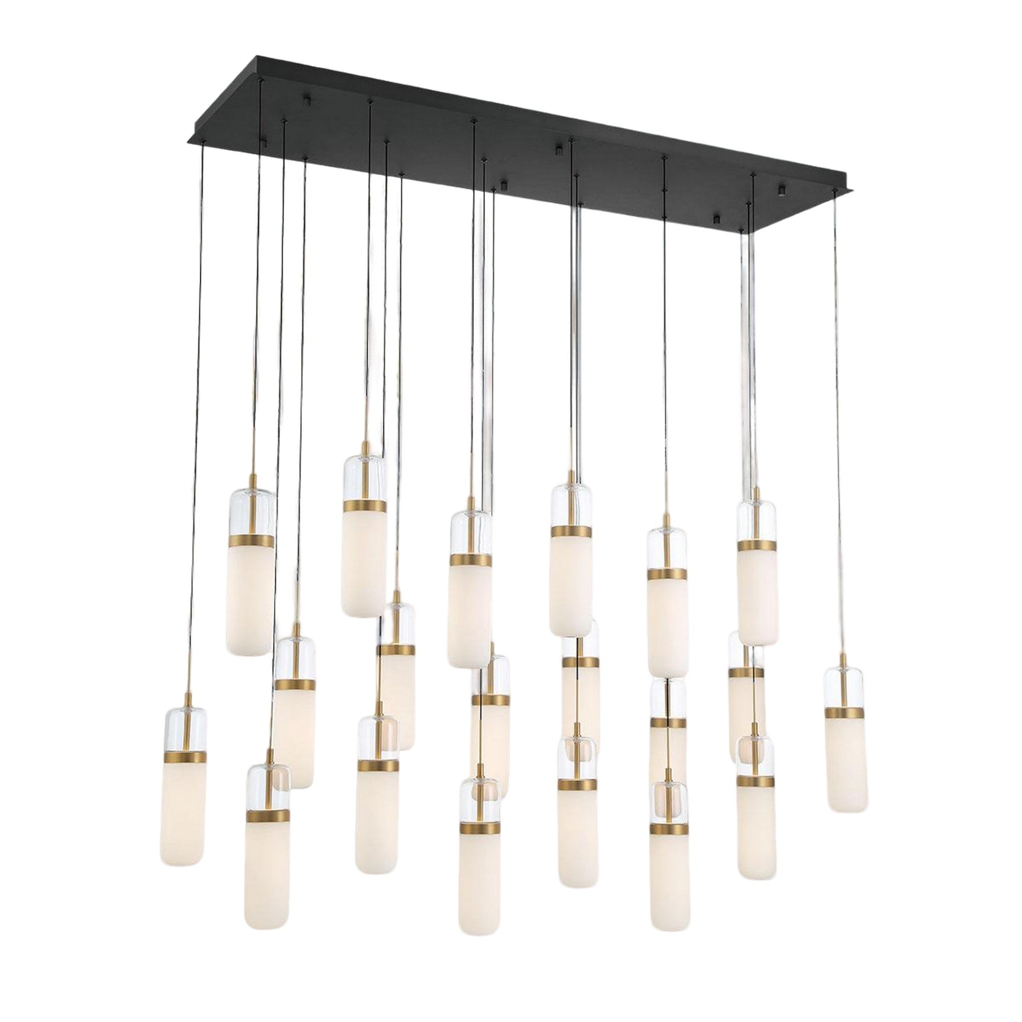 VERONA RECTANGULAR LED CHANDELIER (MULTIPLE SIZES) - robinsonco.ca