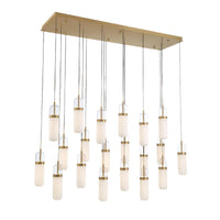 VERONA RECTANGULAR LED CHANDELIER (MULTIPLE SIZES) - robinsonco.ca
