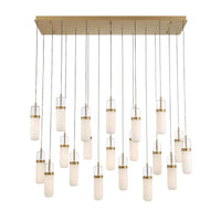 VERONA RECTANGULAR LED CHANDELIER (MULTIPLE SIZES) - robinsonco.ca