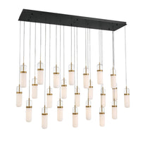 VERONA RECTANGULAR LED CHANDELIER (MULTIPLE SIZES) - robinsonco.ca