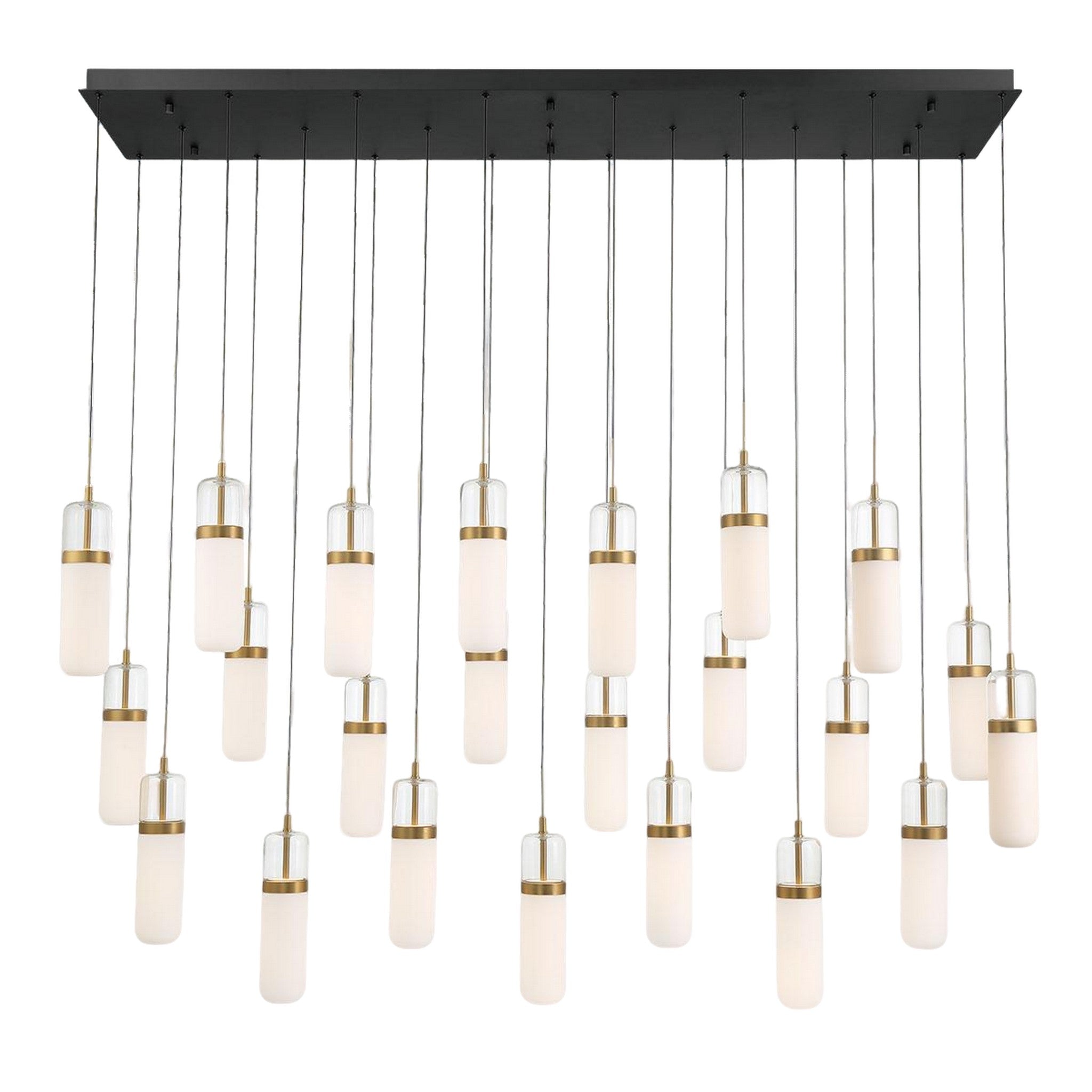 VERONA RECTANGULAR LED CHANDELIER (MULTIPLE SIZES) - robinsonco.ca
