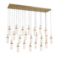 VERONA RECTANGULAR LED CHANDELIER (MULTIPLE SIZES) - robinsonco.ca