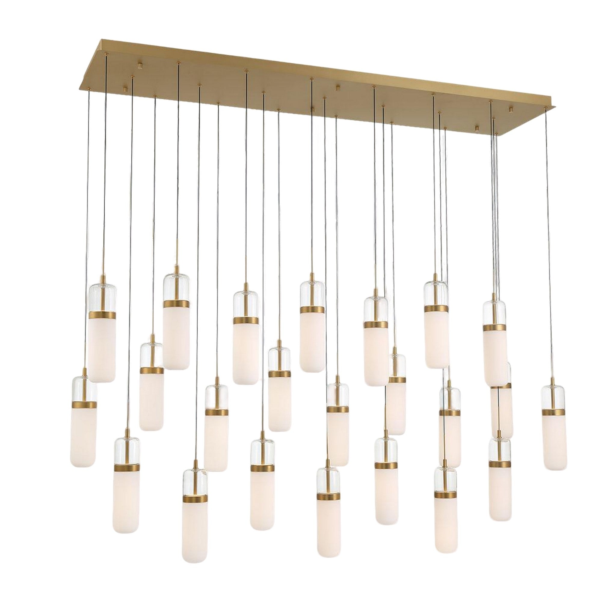 VERONA RECTANGULAR LED CHANDELIER (MULTIPLE SIZES) - robinsonco.ca