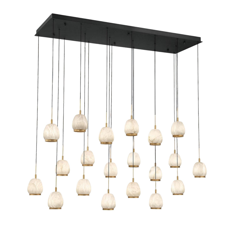 LUCIDATA RECTANGULAR LED CHANDELIER (MULTIPLE SIZES) - robinsonco.ca