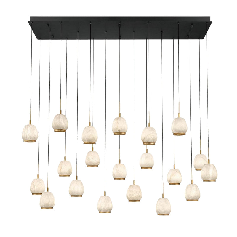 LUCIDATA RECTANGULAR LED CHANDELIER (MULTIPLE SIZES) - robinsonco.ca