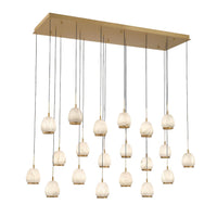 LUCIDATA RECTANGULAR LED CHANDELIER (MULTIPLE SIZES) - robinsonco.ca