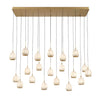 LUCIDATA RECTANGULAR LED CHANDELIER (MULTIPLE SIZES) - robinsonco.ca