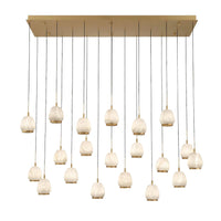 LUCIDATA RECTANGULAR LED CHANDELIER (MULTIPLE SIZES) - robinsonco.ca