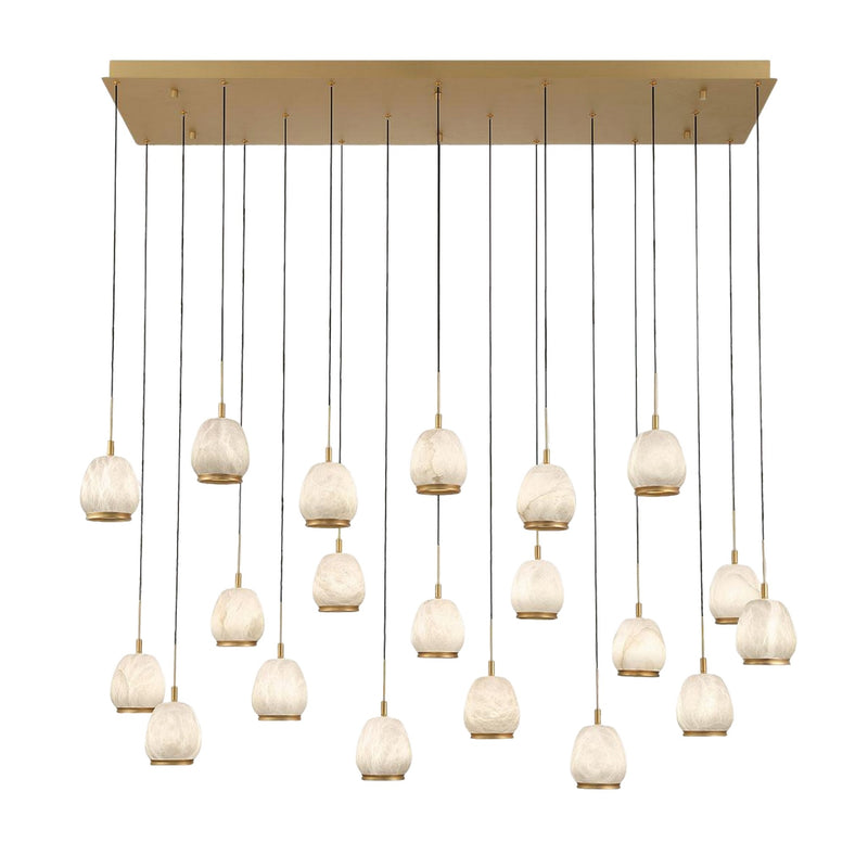 LUCIDATA RECTANGULAR LED CHANDELIER (MULTIPLE SIZES) - robinsonco.ca
