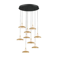 MANTOVA ROUND LED CHANDELIER (MULTIPLE SIZES) - robinsonco.ca