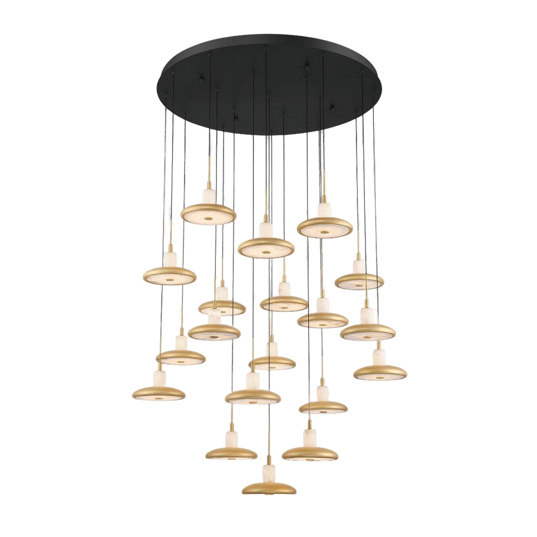 MANTOVA ROUND LED CHANDELIER (MULTIPLE SIZES) - robinsonco.ca