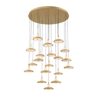 MANTOVA ROUND LED CHANDELIER (MULTIPLE SIZES) - robinsonco.ca