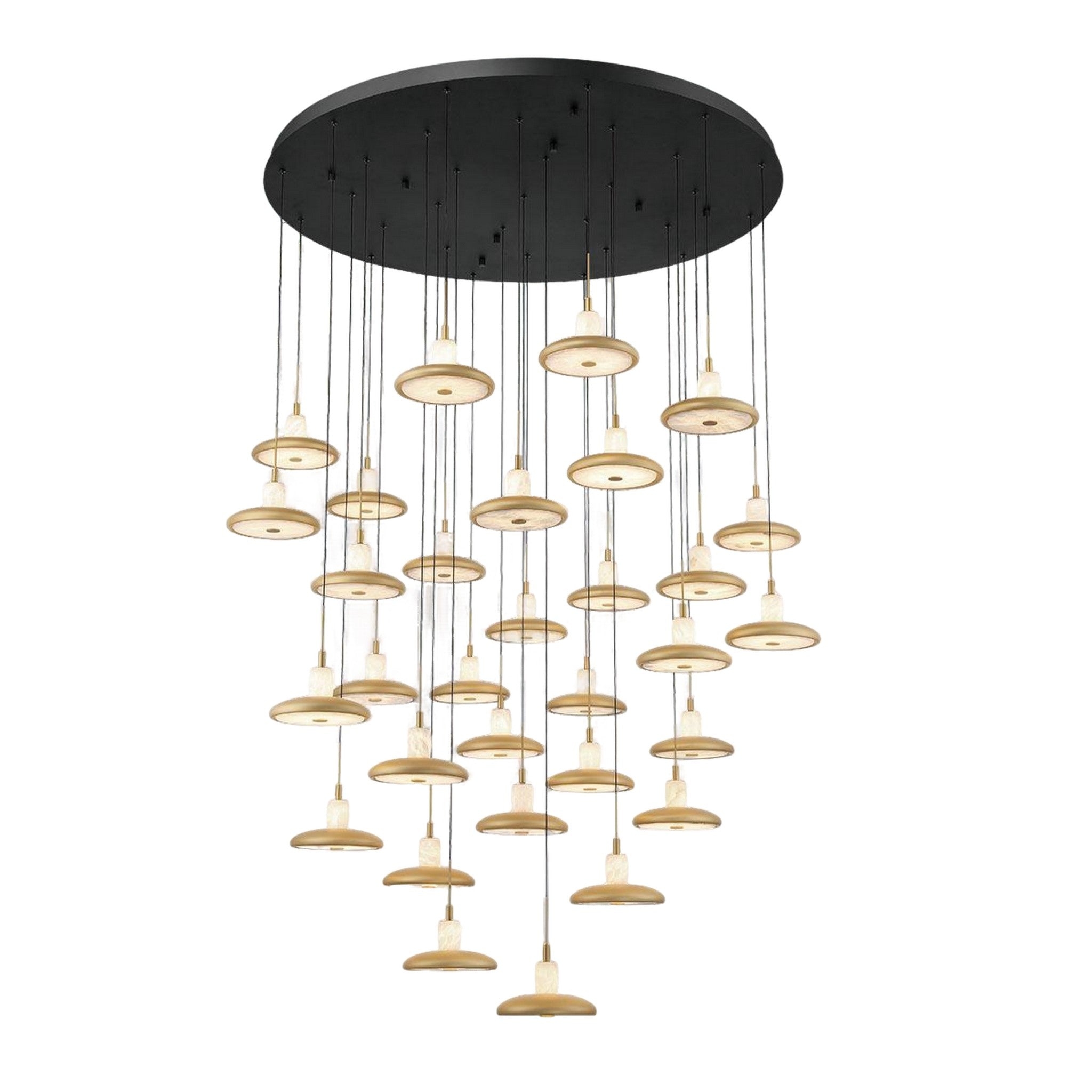 MANTOVA ROUND LED CHANDELIER (MULTIPLE SIZES) - robinsonco.ca