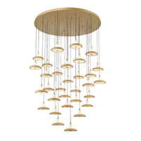 MANTOVA ROUND LED CHANDELIER (MULTIPLE SIZES) - robinsonco.ca