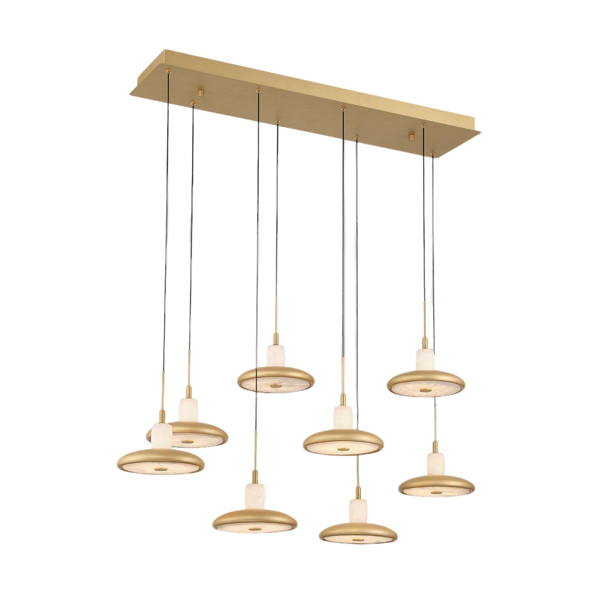 MANTOVA RECTANGULAR LED CHANDELIER (MULTIPLE SIZES) - robinsonco.ca
