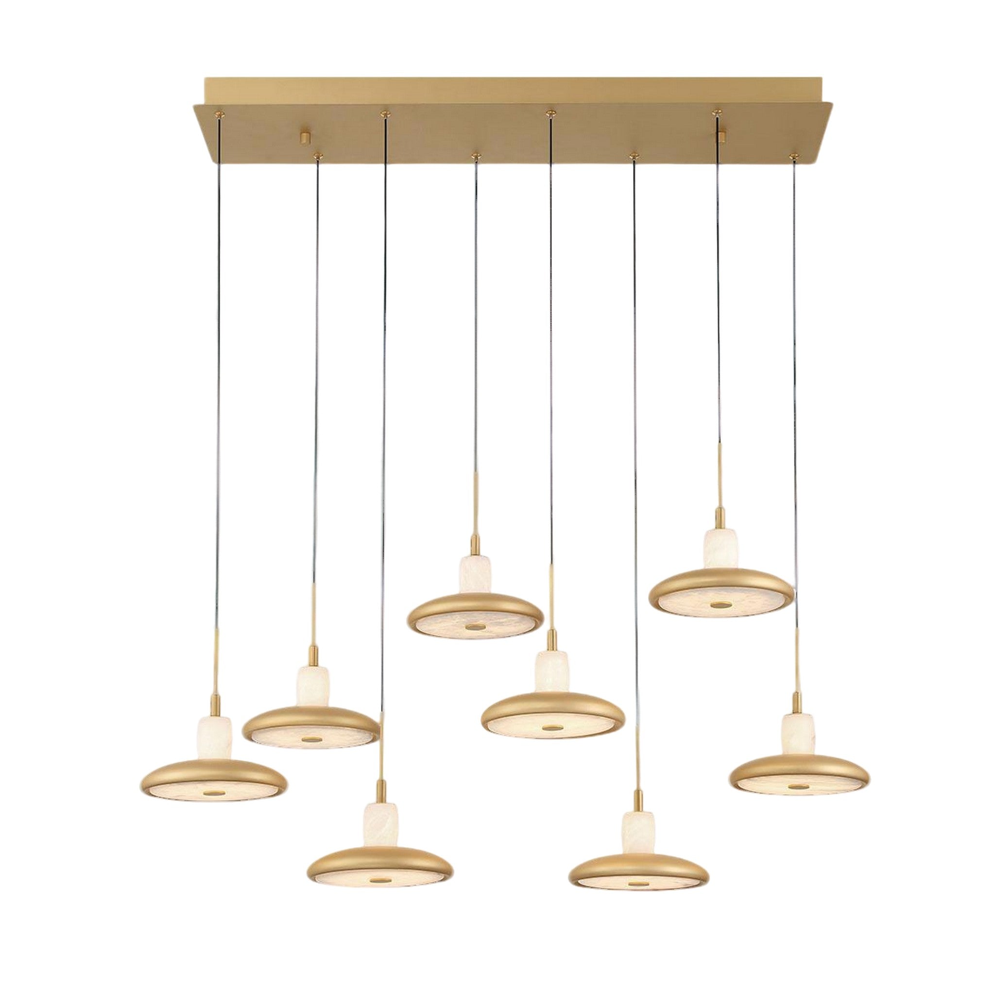 MANTOVA RECTANGULAR LED CHANDELIER (MULTIPLE SIZES) - robinsonco.ca