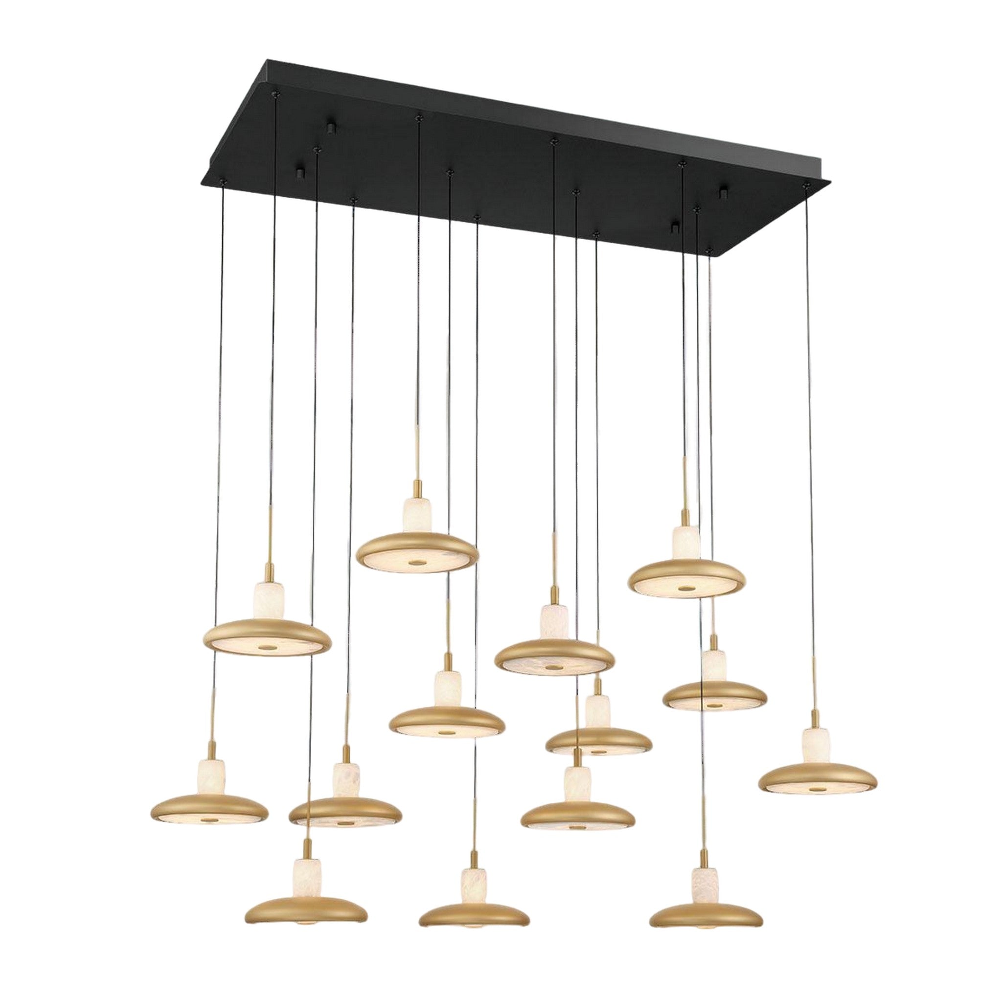 MANTOVA RECTANGULAR LED CHANDELIER (MULTIPLE SIZES) - robinsonco.ca