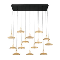 MANTOVA RECTANGULAR LED CHANDELIER (MULTIPLE SIZES) - robinsonco.ca