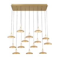 MANTOVA RECTANGULAR LED CHANDELIER (MULTIPLE SIZES) - robinsonco.ca