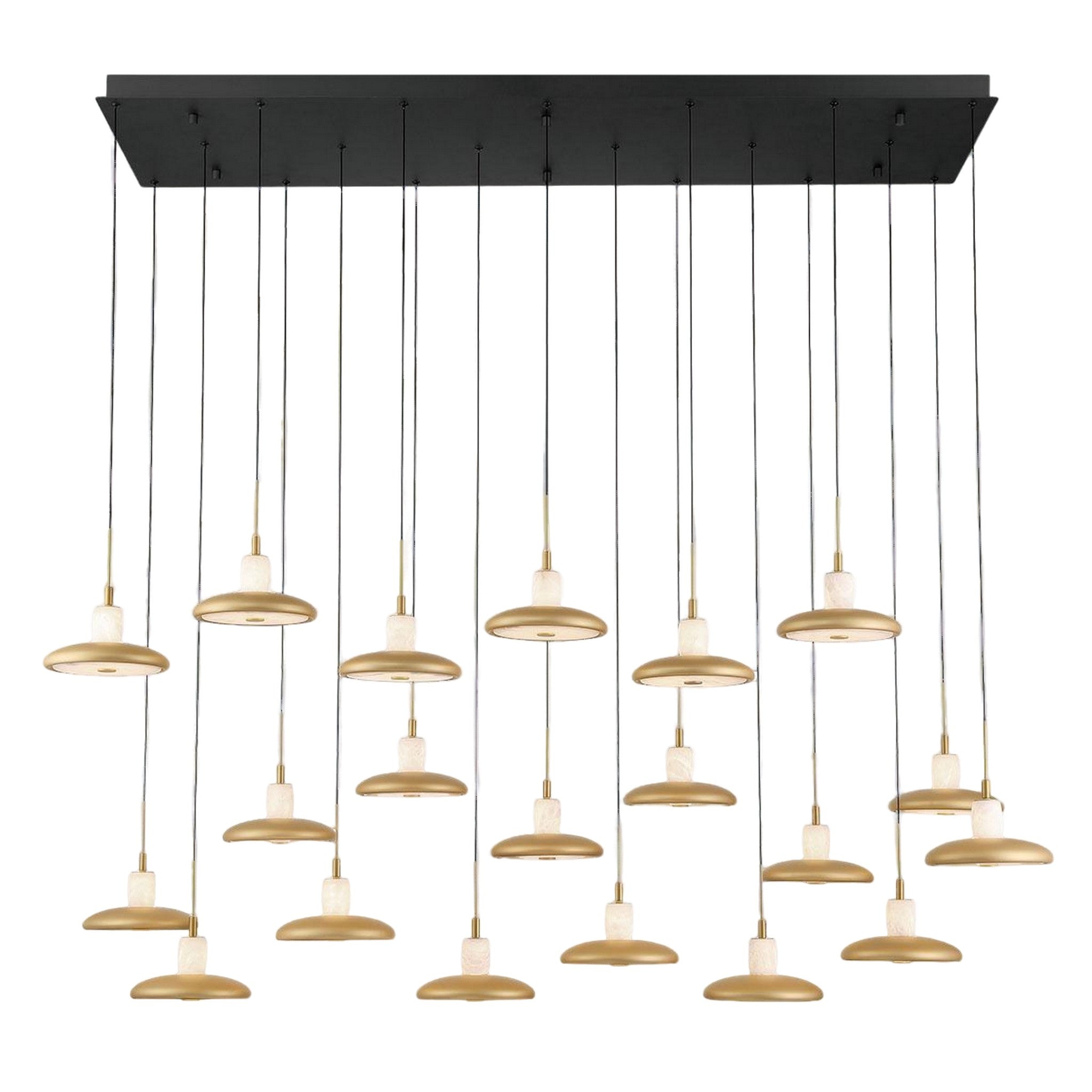 MANTOVA RECTANGULAR LED CHANDELIER (MULTIPLE SIZES) - robinsonco.ca