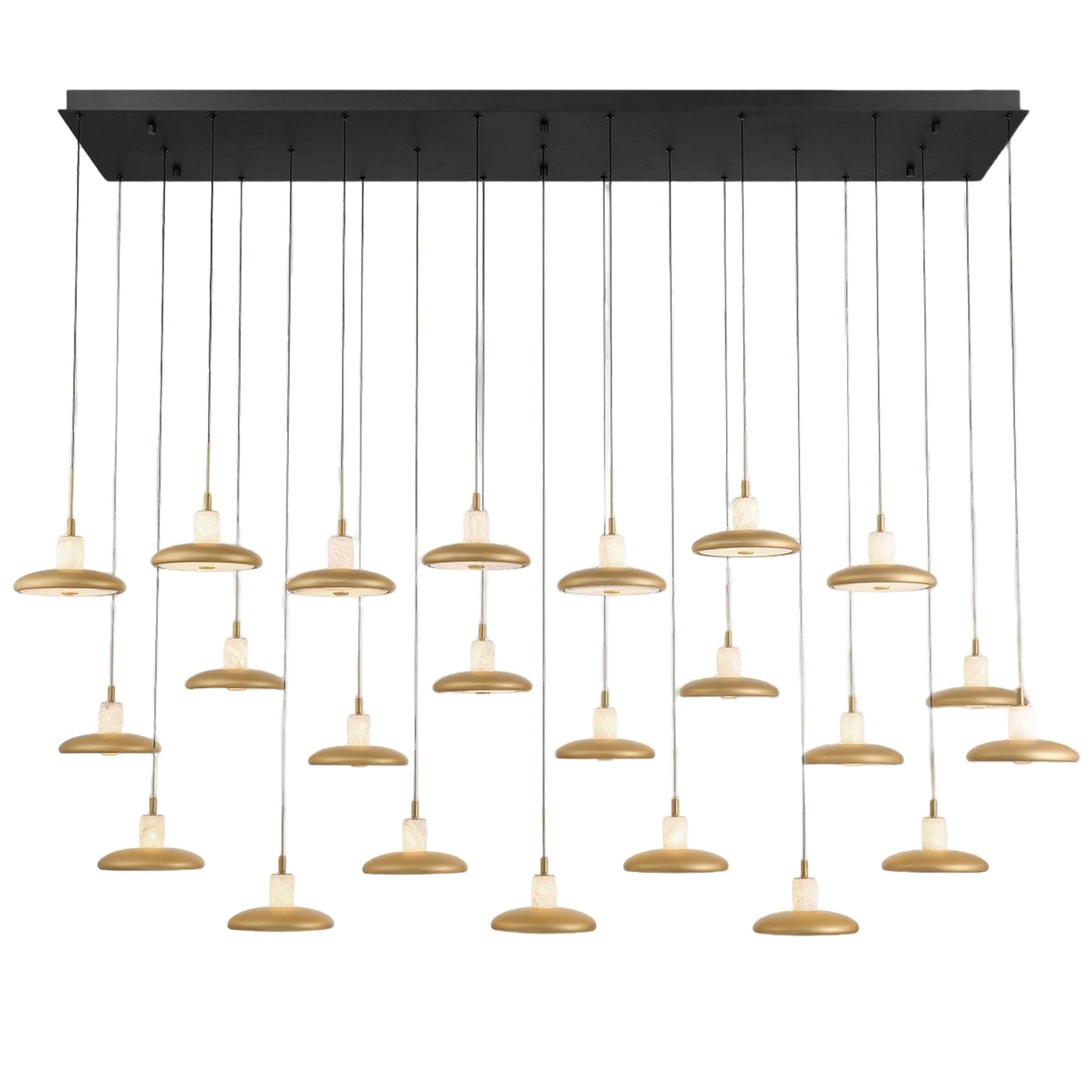 MANTOVA RECTANGULAR LED CHANDELIER (MULTIPLE SIZES) - robinsonco.ca