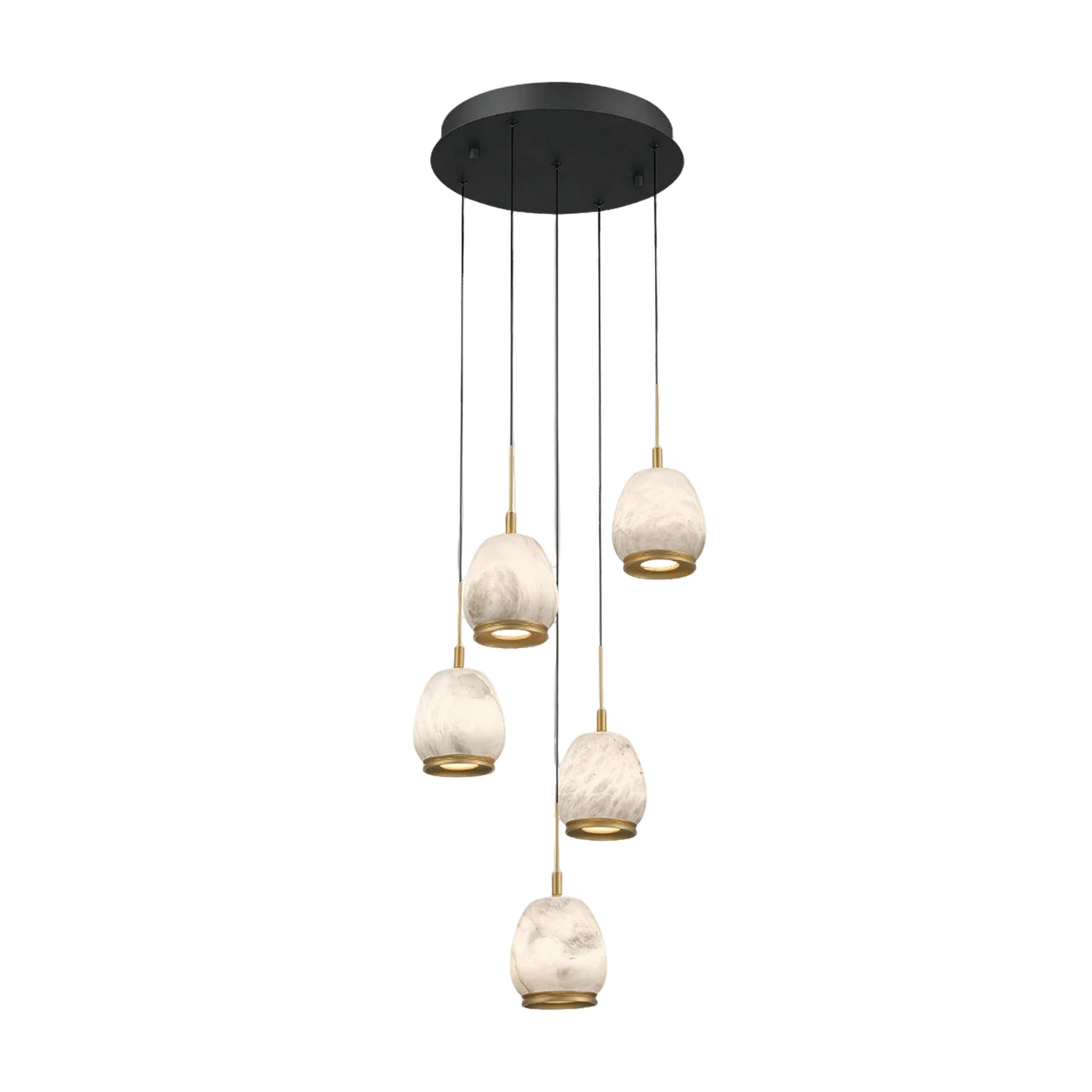 LUCIDATA ROUND LED CHANDELIER (MULTIPLE SIZES) - robinsonco.ca