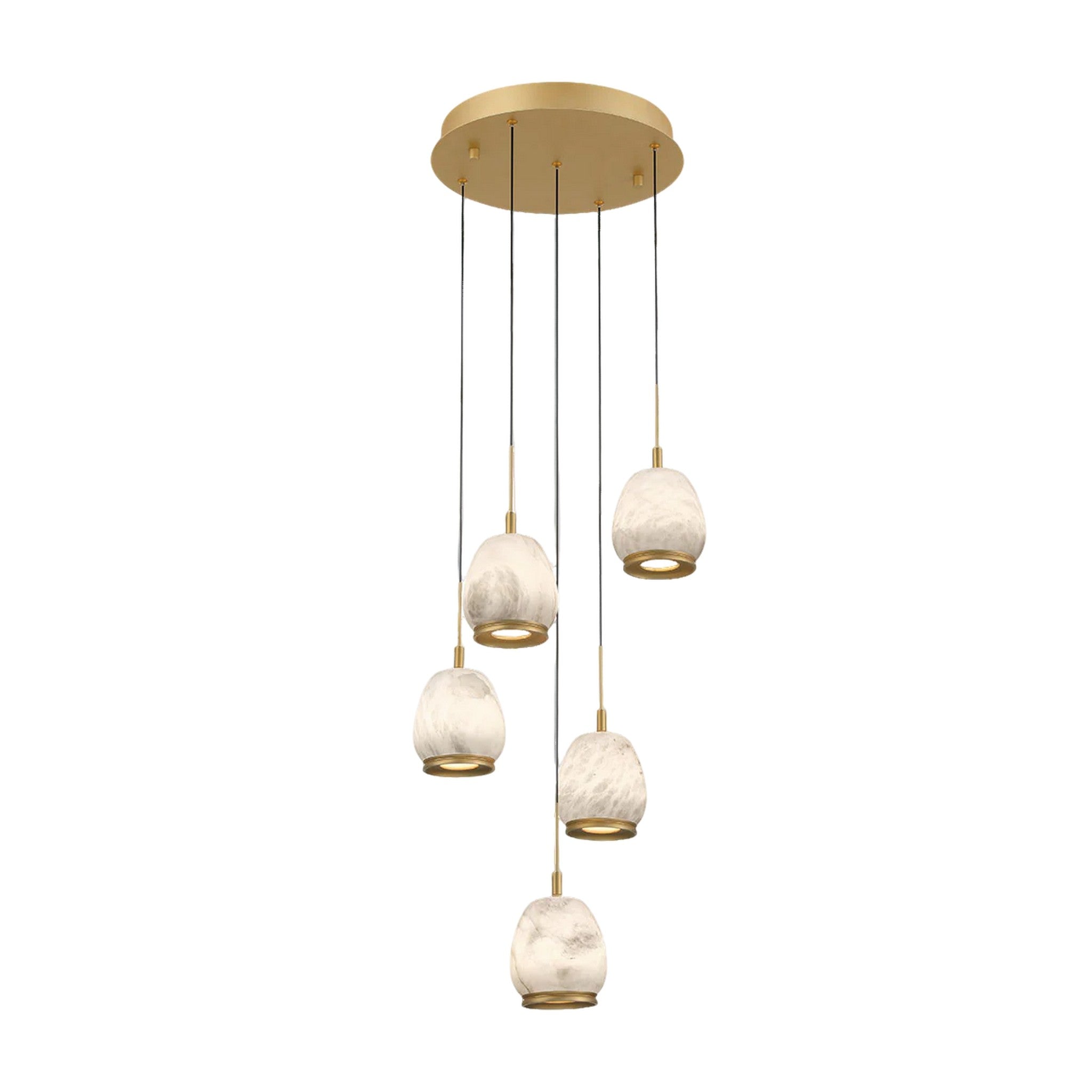 LUCIDATA ROUND LED CHANDELIER (MULTIPLE SIZES) - robinsonco.ca