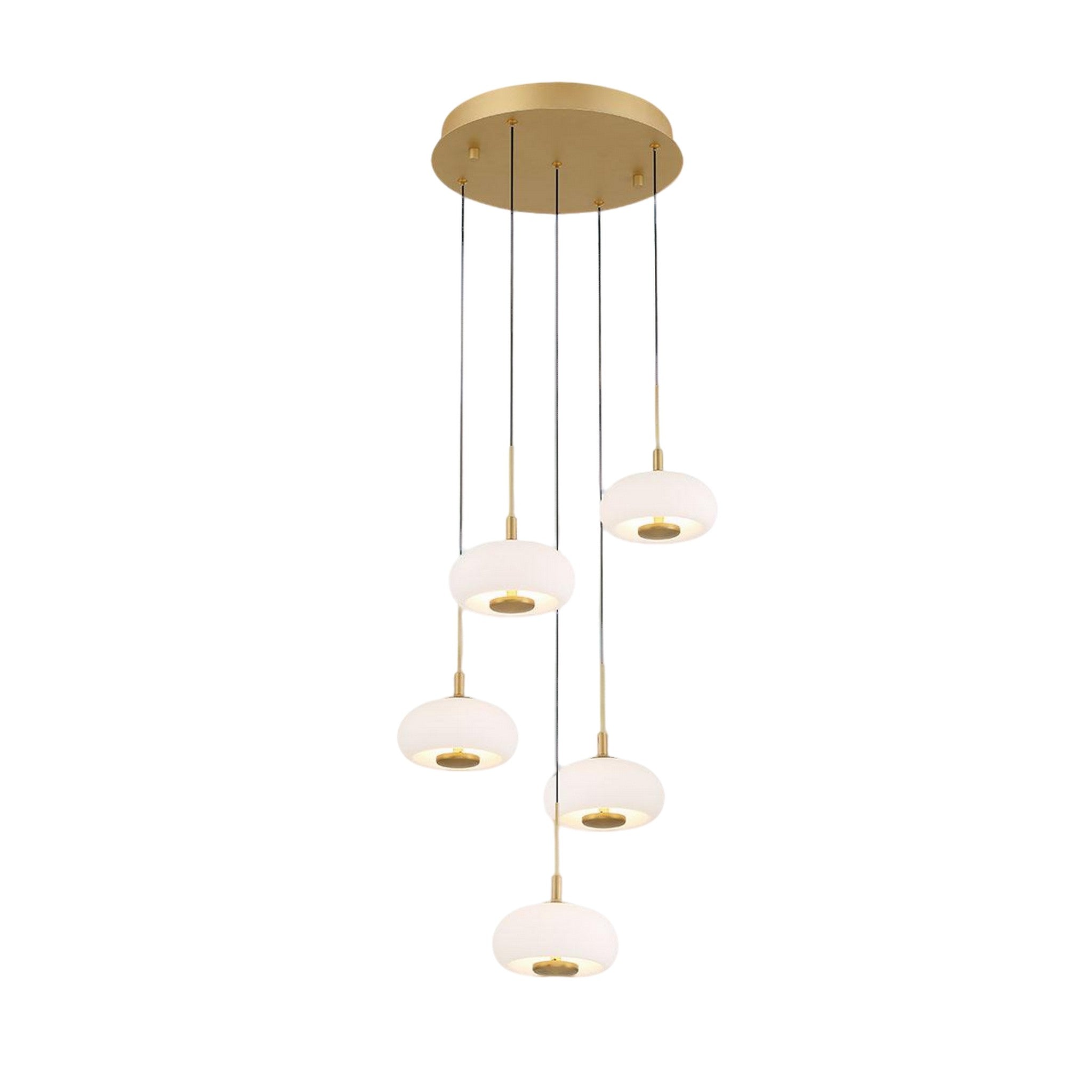ADELFIA ROUND LED CHANDELIER (MULTIPLE SIZES) - robinsonco.ca