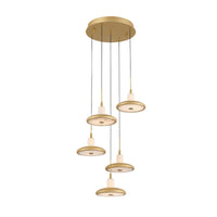MANTOVA ROUND LED CHANDELIER (MULTIPLE SIZES) - robinsonco.ca