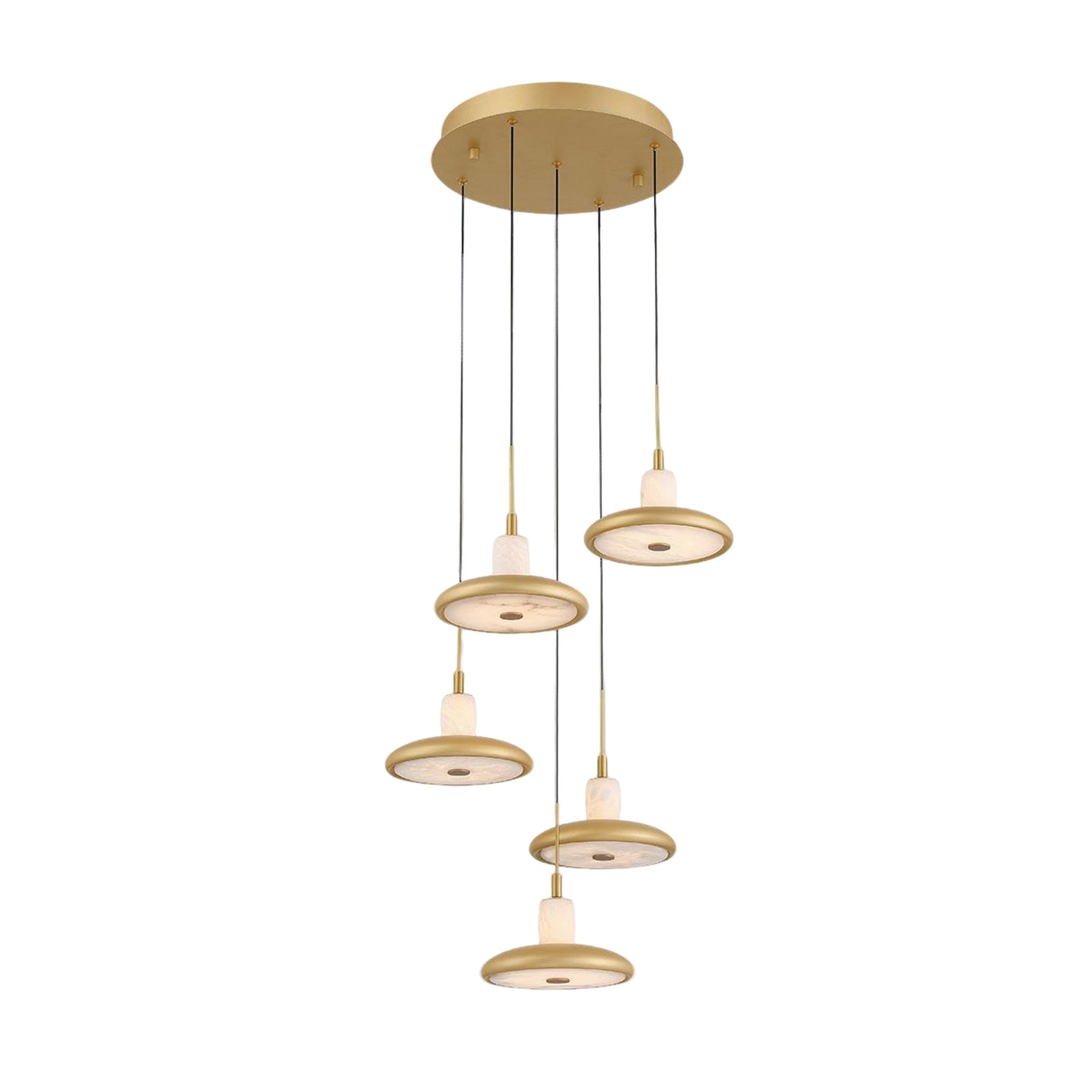 MANTOVA ROUND LED CHANDELIER (MULTIPLE SIZES) - robinsonco.ca