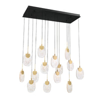 CASTELO RECTANGULAR LED CHANDELIER (MULTIPLE SIZES) - robinsonco.ca