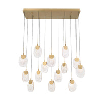 CASTELO RECTANGULAR LED CHANDELIER (MULTIPLE SIZES) - robinsonco.ca