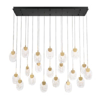 CASTELO RECTANGULAR LED CHANDELIER (MULTIPLE SIZES) - robinsonco.ca