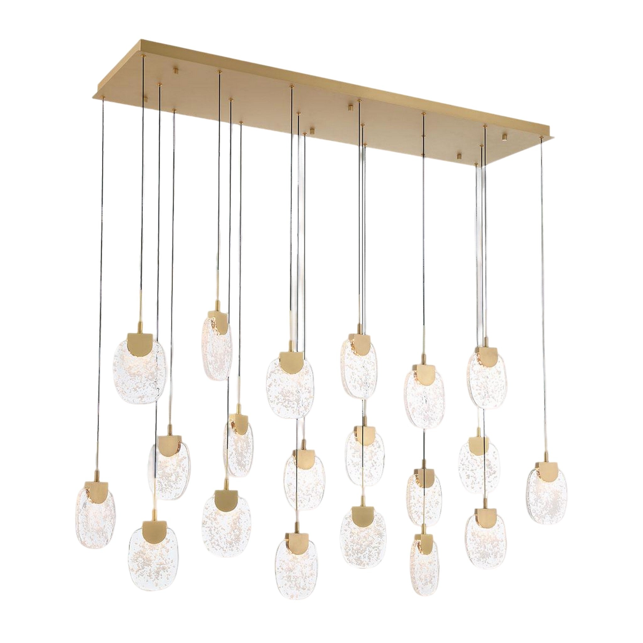 CASTELO RECTANGULAR LED CHANDELIER (MULTIPLE SIZES) - robinsonco.ca