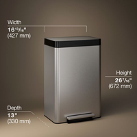13-GALLON LOFT STEP TRASH CAN - robinsonco.ca