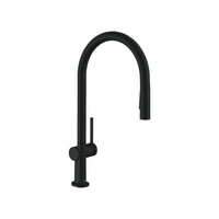 Hansgrohe Talis N O-Style high arc pull-down kitchen faucet in matte black