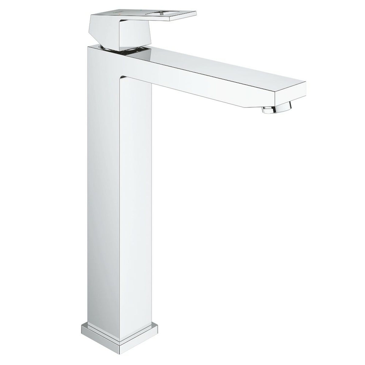 EUROCUBE SINGLE-HOLE SINGLE-HANDLE VESSEL BATHROOM FAUCET XL-SIZE