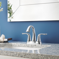 LAHARA TWO HANDLE CENTERSET CERAMIC VALVE LAVATORY FAUCET - robinsonco.ca
