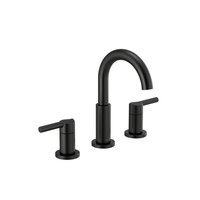 NICOLI® TWO-HANDLE WIDESPREAD ARC SPOUT BATHROOM FAUCET - robinsonco.ca