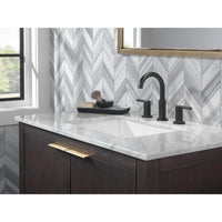 NICOLI® TWO-HANDLE WIDESPREAD ARC SPOUT BATHROOM FAUCET - robinsonco.ca