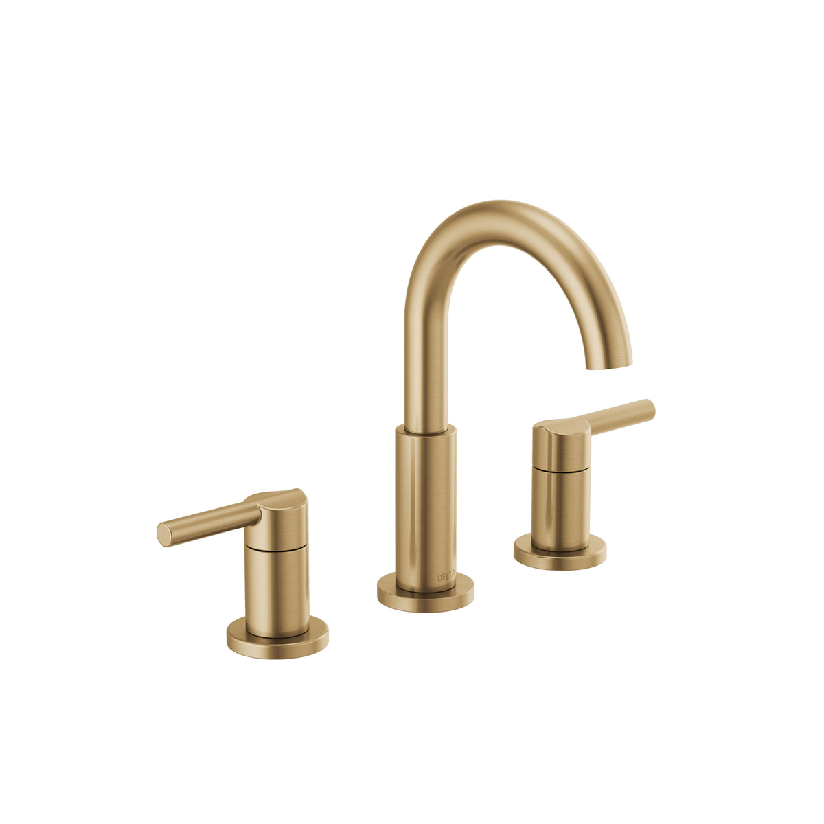NICOLI® TWO-HANDLE WIDESPREAD ARC SPOUT BATHROOM FAUCET - robinsonco.ca
