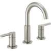 NICOLI® TWO-HANDLE WIDESPREAD ARC SPOUT BATHROOM FAUCET - robinsonco.ca