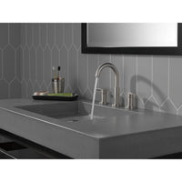 NICOLI® TWO-HANDLE WIDESPREAD ARC SPOUT BATHROOM FAUCET - robinsonco.ca