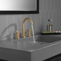 NICOLI® TWO-HANDLE WIDESPREAD ARC SPOUT BATHROOM FAUCET - robinsonco.ca
