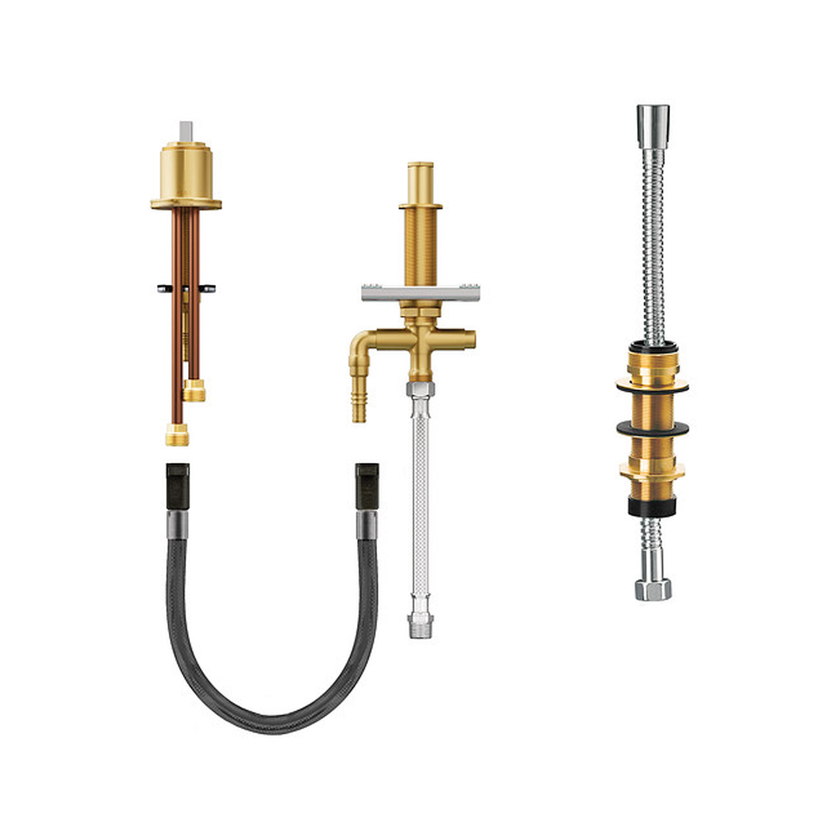 1-HANDLE ROMAN TUB DIVERTER 10-INCH CENTRE 1/2-INCH IPS CONNECTION