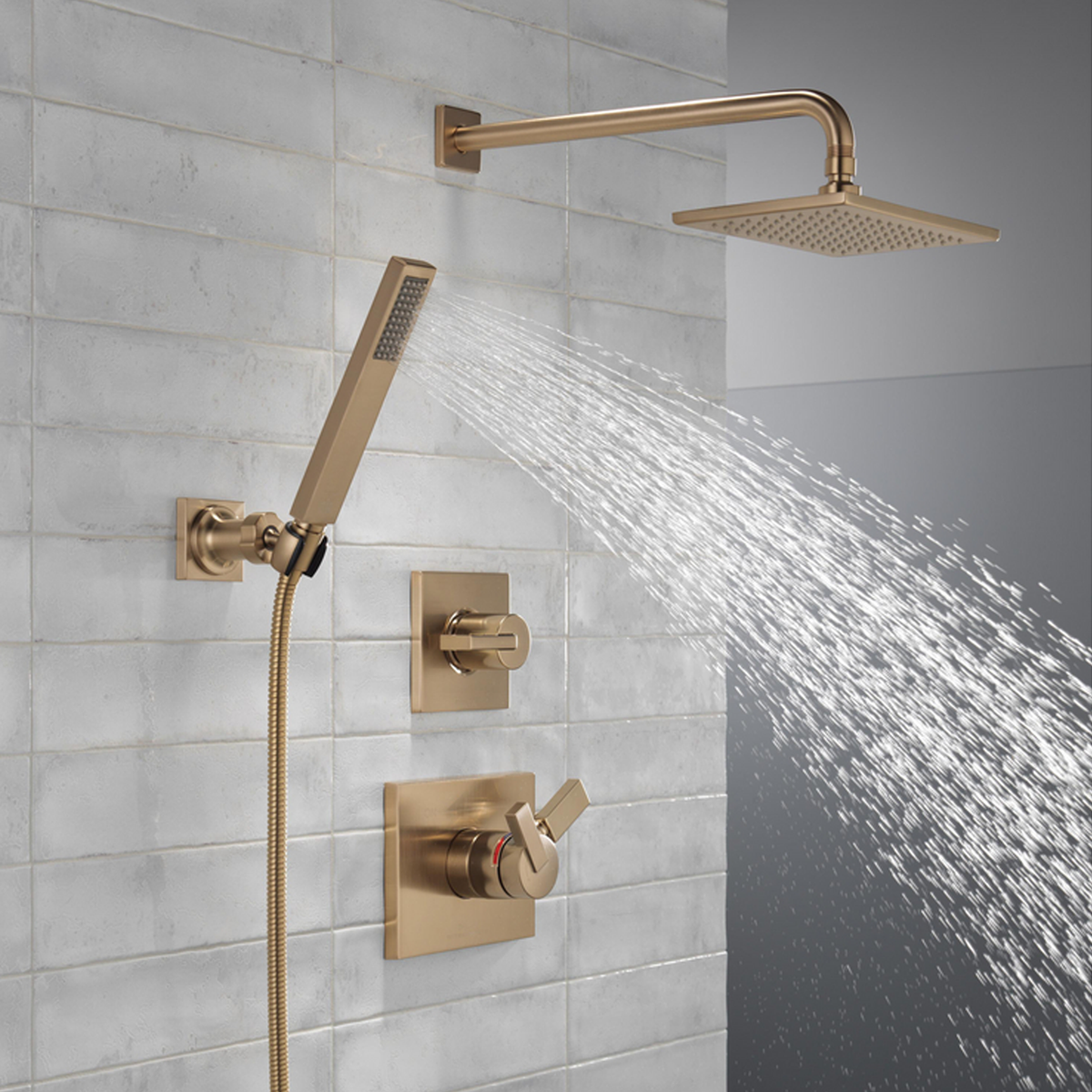 VERO PREMIUM SINGLE-SETTING ADJUSTABLE WALL MOUNT HAND SHOWER - robinsonco.ca