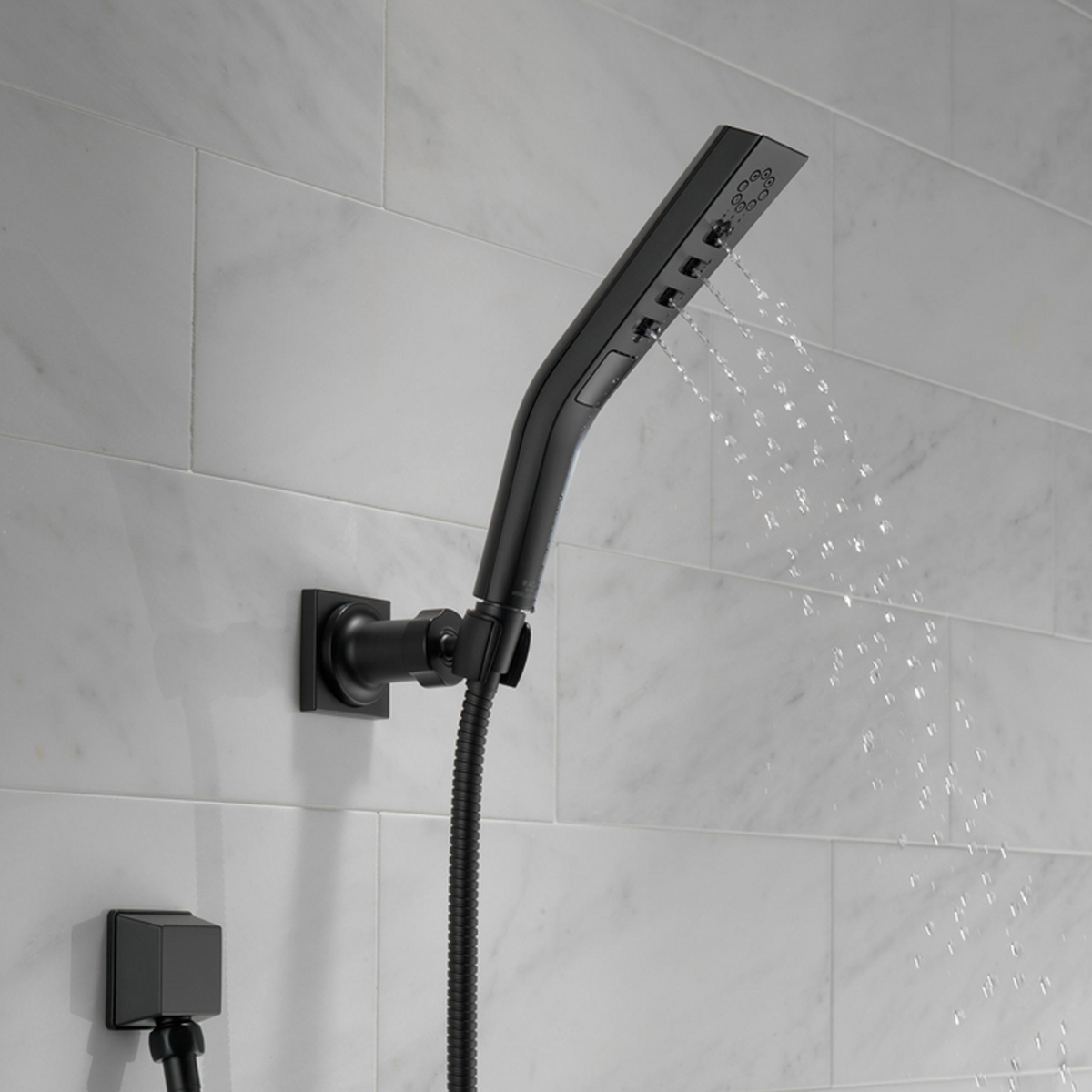 DELTA 3-SETTING H2OKINETIC WALL MT HANDSHOWER - robinsonco.ca