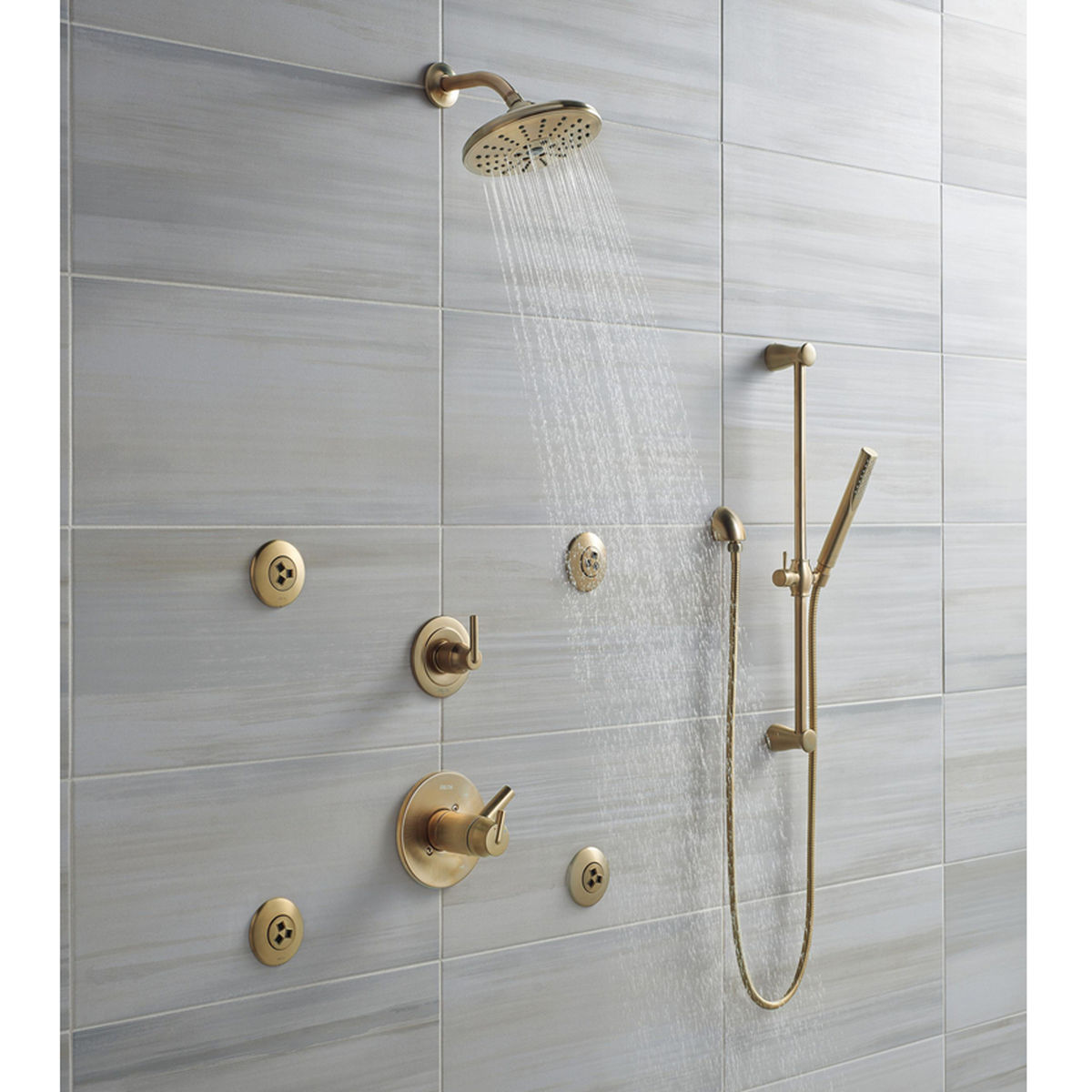 COMPEL® PREMIUM SINGLE-SETTING SLIDE BAR HAND SHOWER IN CHROME - robinsonco.ca