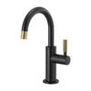 LITZE® BEVERAGE FAUCET WITH ARC SPOUT AND KNURLED HANDLE - robinsonco.ca