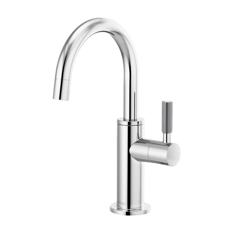 LITZE® BEVERAGE FAUCET WITH ARC SPOUT AND KNURLED HANDLE - robinsonco.ca